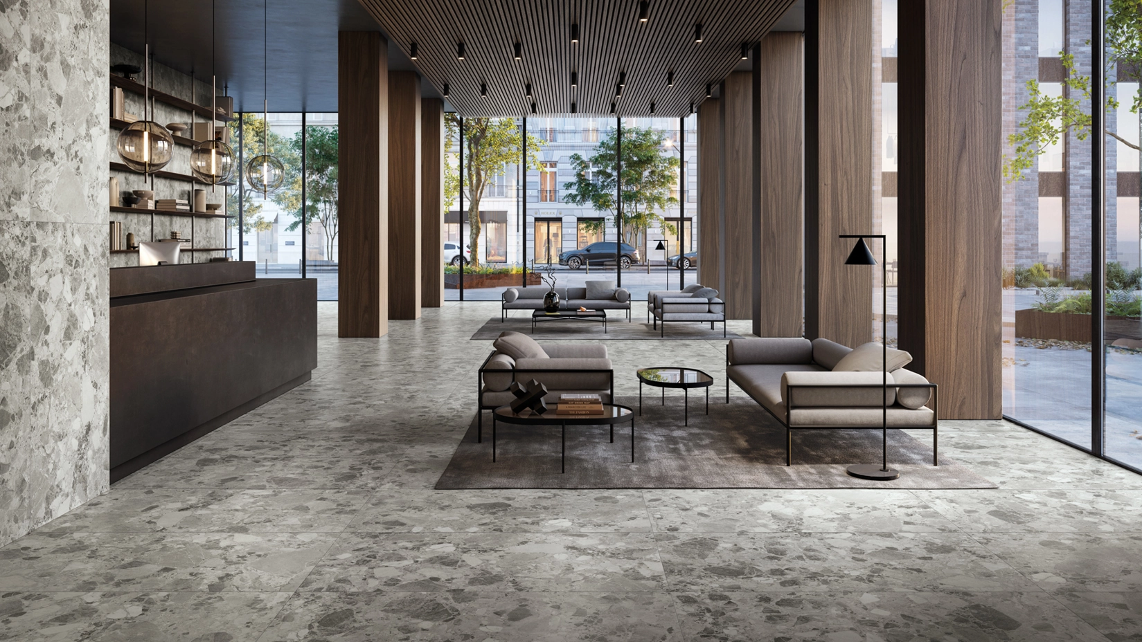 11. WAITING AREA STONE GREY