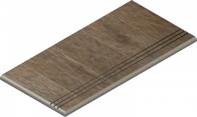 Пэппер Ступень Закругленная Грип Левая 30X60