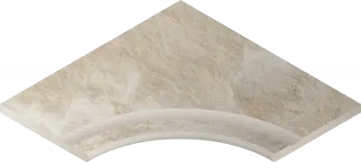 Уайт Борt.60X60 С Выемкой Угловой Закруглённый 30