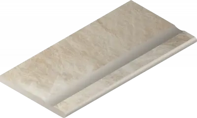 Уайт Бортик 30X60 С Выемкой Закруглён